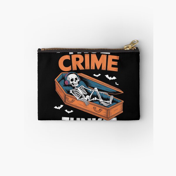 Item preview, True Crime Lover True Crime Show Skeleton True Crime Junkie designed and sold by DetroitMug.