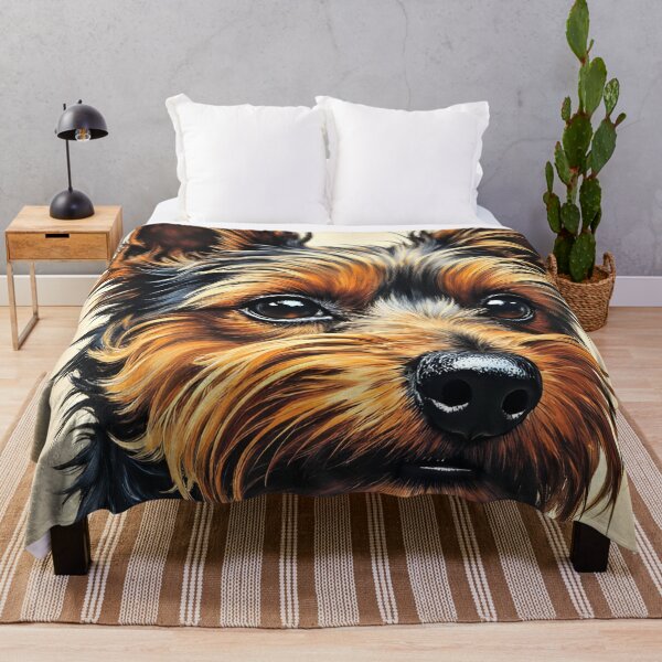 Item preview, Canine Pawtrait - Yorkshire Terrier dog designed and sold by Petalandfur.