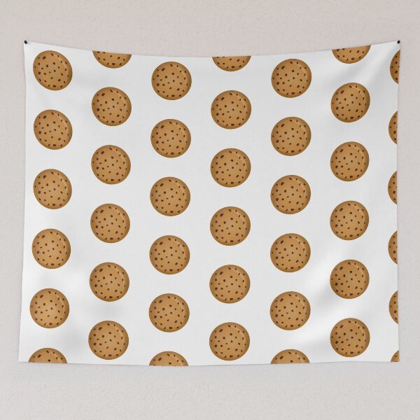 Item preview, Chocolate Chip Cookie Sticker | Cute Round Cookie Doodle designed and sold by batoot1.