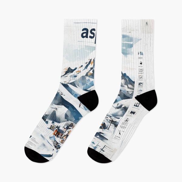 Item preview, Aspen Minimal Contemporary Art – Ski Resort & Nature Line Art Design designed and sold by OzzFrequency.