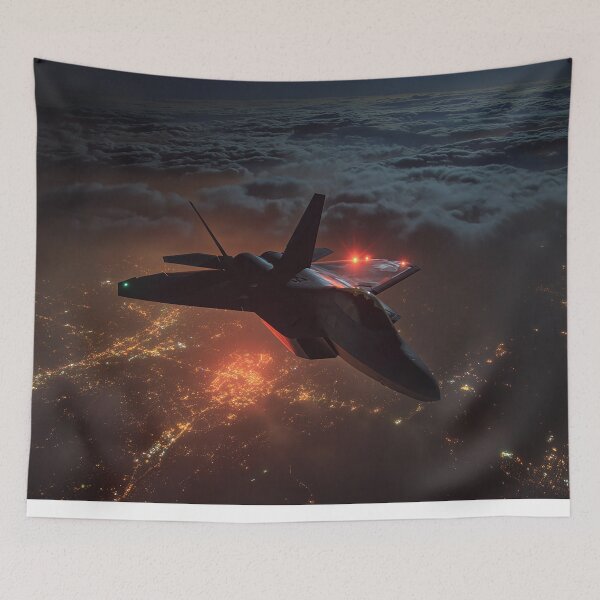 Item preview, F-22 Nightglow Strike designed and sold by Skyframe Aviation.
