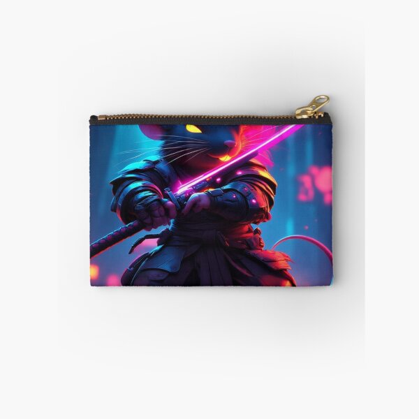 Item preview, Cyberpunk Rat Ninja with a Glowing Katana designed and sold by SweetRossel.