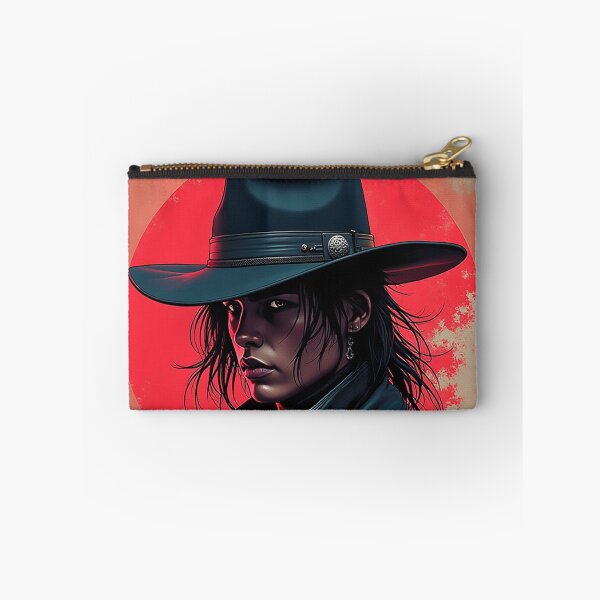 Item preview, Dark Cowboy Hat and Leather Jacket Portrait designed and sold by newvisionart191.
