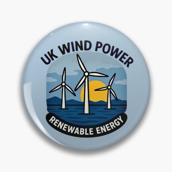 Item preview, UK Wind Power - Renewable Energy designed and sold by Myra365Art.
