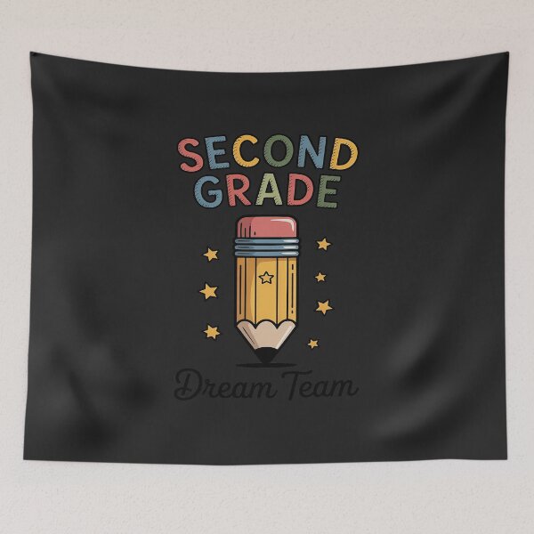 Item preview, Second Grade Dream Team Retro Back To School Teacher Student designed and sold by GaryBellcvbnb.