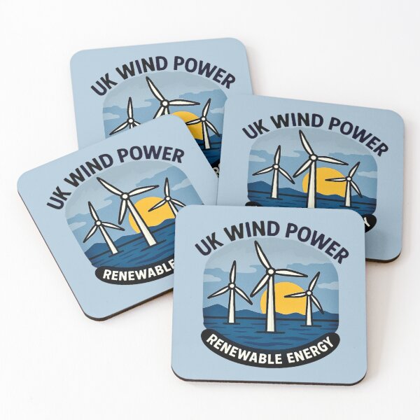 Item preview, UK Wind Power - Renewable Energy designed and sold by Myra365Art.