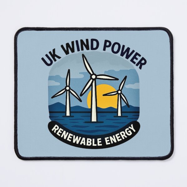 Item preview, UK Wind Power - Renewable Energy designed and sold by Myra365Art.