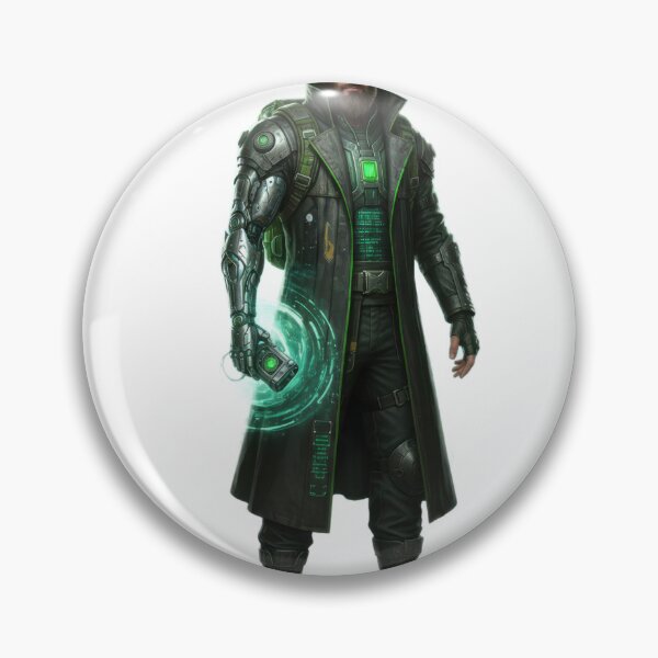 Item preview, Cyberpunk Gunslinger: Neon Hacker designed and sold by rocksuti.