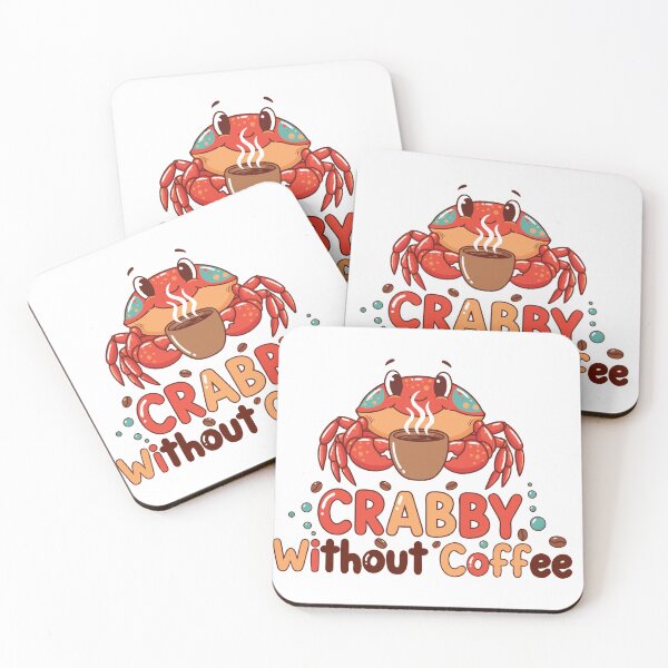 Item preview, crab with coffee designed and sold by Lydyb-creations.