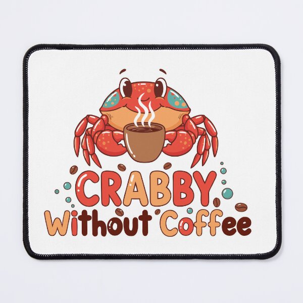 Item preview, crab with coffee designed and sold by Lydyb-creations.