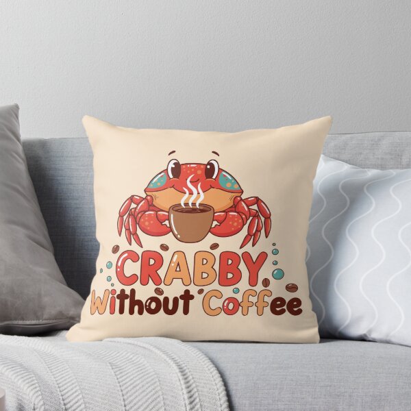 Item preview, crab with coffee designed and sold by Lydyb-creations.