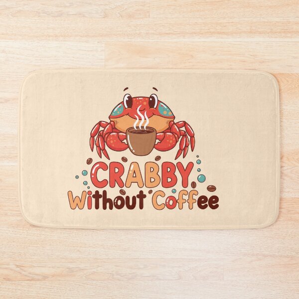 Item preview, crab with coffee designed and sold by Lydyb-creations.