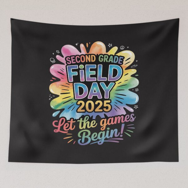 Item preview, Second Grade Field Day 2025 Let The Games Begin Kids Teacher designed and sold by GaryBellcvbnb.