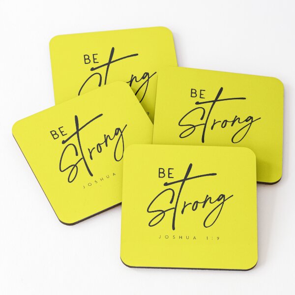 Item preview, Set of creative gifts with motivational quote Be strong. T shirt design designed and sold by Koltukovs.