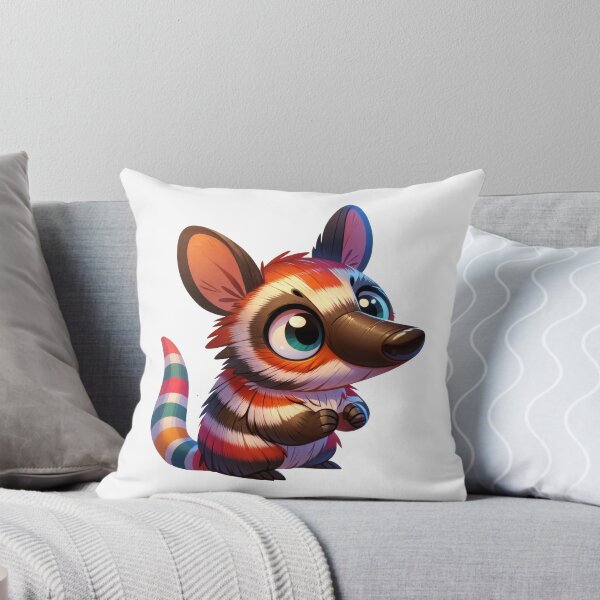Item preview, Cute Numbat Sticker – Adorable Striped Marsupial Cartoon Art designed and sold by LunaPixelStudio.