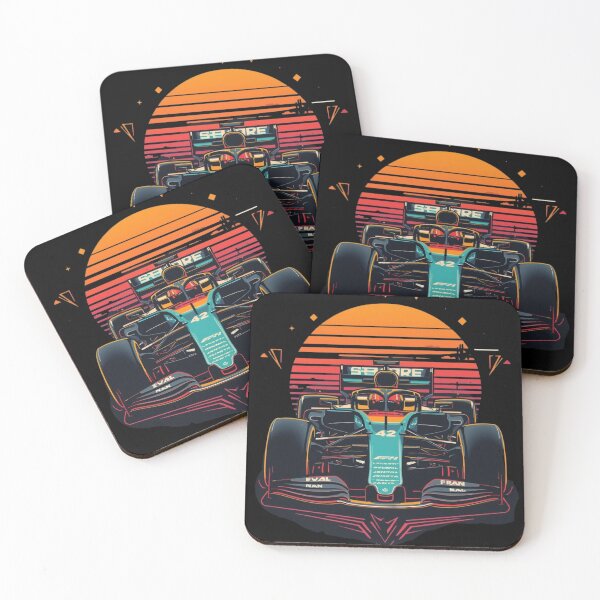 Item preview, Retro F1 Race Car Graphic T-Shirt | Synthwave Aesthetic Motorsport Sunset Print | Outrun Style 80s Vibe Car Lover PNG Digital Download designed and sold by HimBoo.