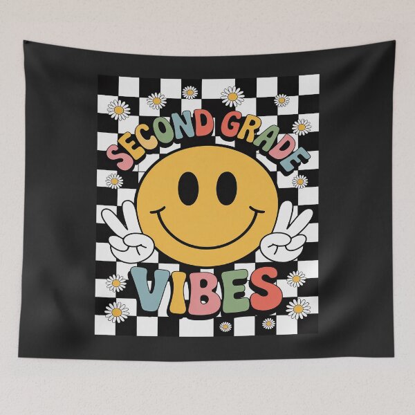 Item preview, Second Grade Vibes Retro Smile Back to School Teacher Kids designed and sold by JessicaWalshdf.