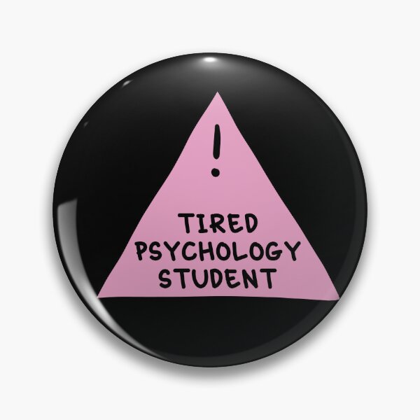 Item preview, ⚠ Tired Psychology Student ⚠ (Light Pink) designed and sold by orlumbuspirate.