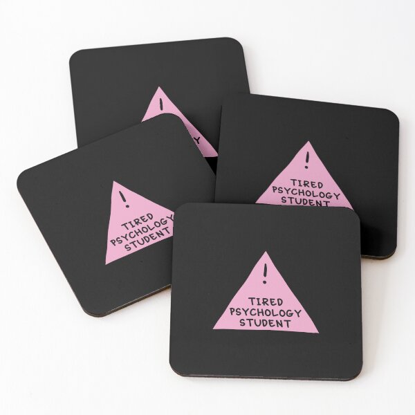 Item preview, ⚠ Tired Psychology Student ⚠ (Light Pink) designed and sold by orlumbuspirate.