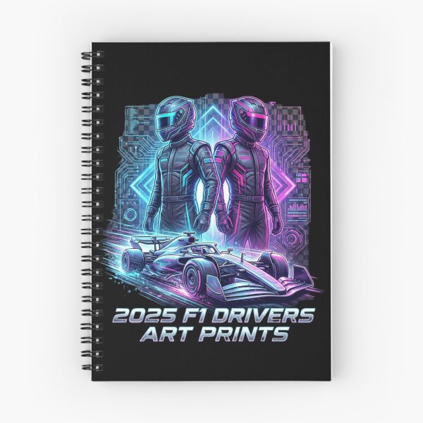 Item preview, Cyberpunk F1 Drivers & Race Car Graphic | Neon Style Motorsport Print | 2025 Sci-Fi Aesthetic Gaming Room Poster | Digital Download PNG designed and sold by HimBoo.