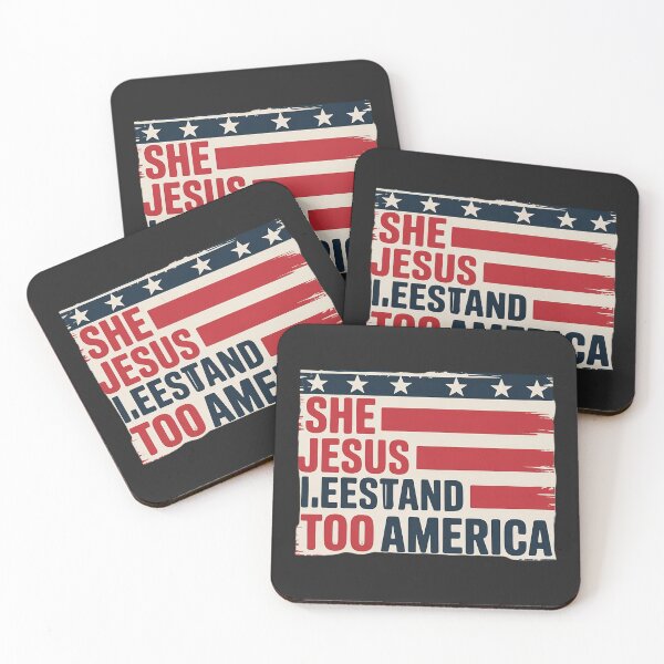 Item preview, She loves Jesus and America Too 4th Of July USA Flag designed and sold by GaryBellcvbnb.