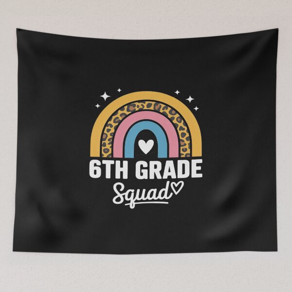 Item preview, Sixth Grade Squad 6th Grade Team Retro First Day of School designed and sold by GaryBellcvbnb.