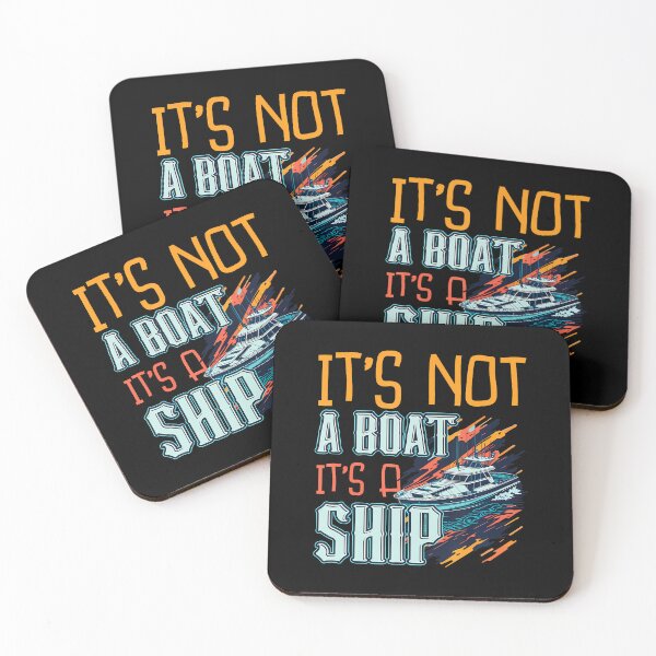 Item preview, Its Not A Boat Its A Ship - Yacht Ship Captain designed and sold by JuneLisa1.