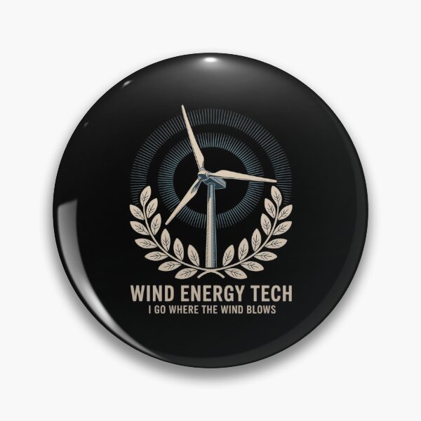 Item preview, Turbine Tech, Wind Energy Tech I Go Where The Wind Blows designed and sold by CultureSpec.