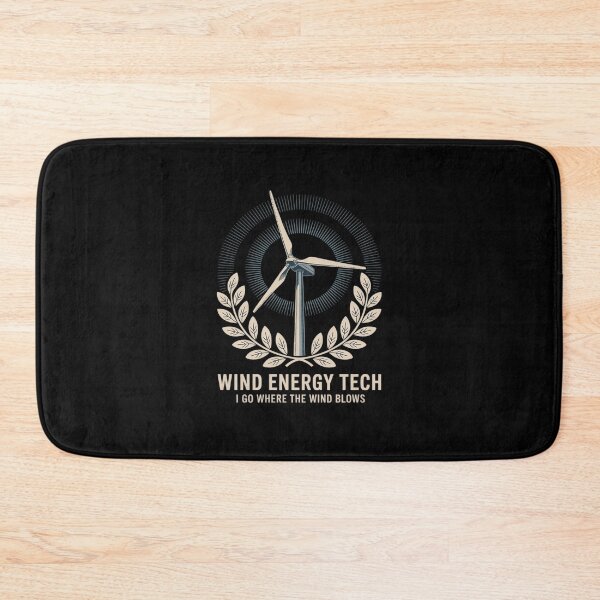 Item preview, Turbine Tech, Wind Energy Tech I Go Where The Wind Blows designed and sold by CultureSpec.