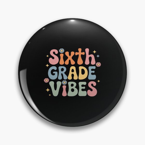 Artikelvorschau, Sixth Grade Vibes - 6th Grade Team Retro 1. Schultag entworfen und verkauft von JessicaWalshdf.