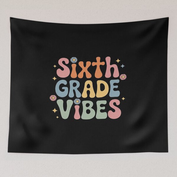 Item preview, Sixth Grade Vibes - 6th Grade Team Retro 1st Day of School designed and sold by JessicaWalshdf.