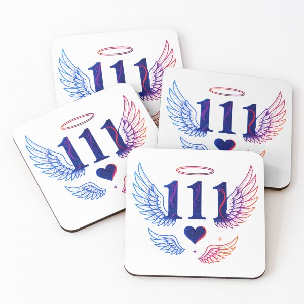 Item preview, Golden 111 Angel Number Wings Art designed and sold by HiteshArt111.