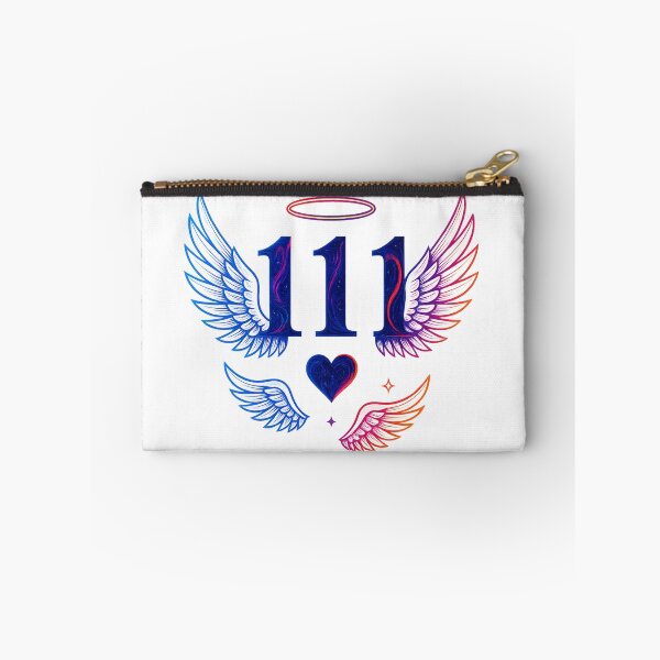 Item preview, Golden 111 Angel Number Wings Art designed and sold by HiteshArt111.