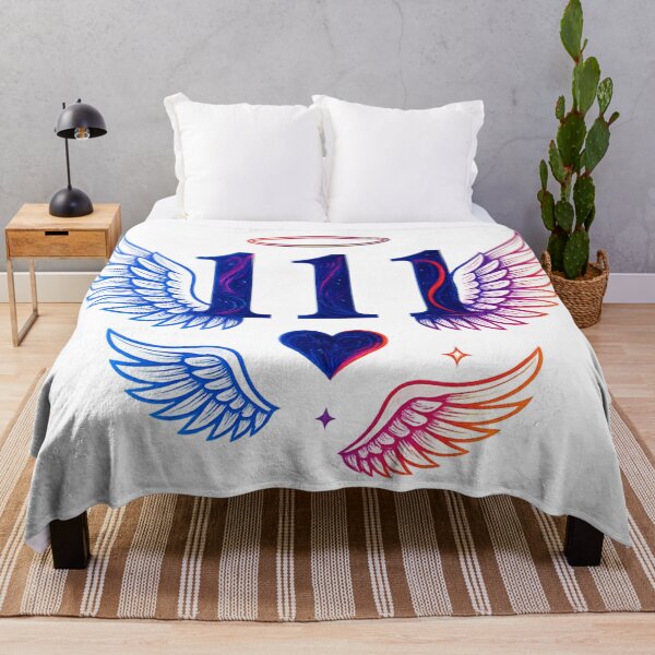 Item preview, Golden 111 Angel Number Wings Art designed and sold by HiteshArt111.