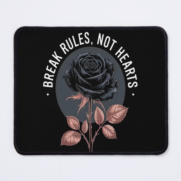 Item preview, I Break Rules, Not Hearts designed and sold by LacostCarl.