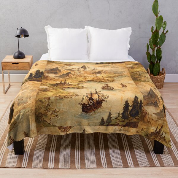Item preview, Vintage Old Map Boho designed and sold by bapupa.