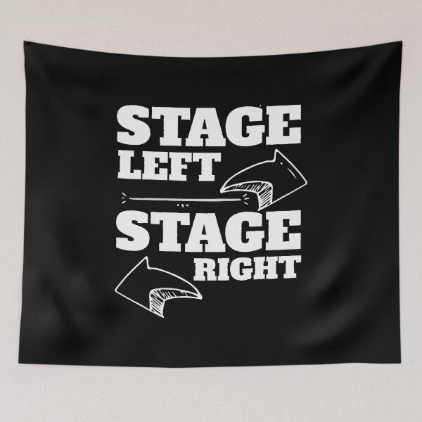 Item preview, Stage Left Stage Right Theatre Acting Design designed and sold by MaudeGloria.