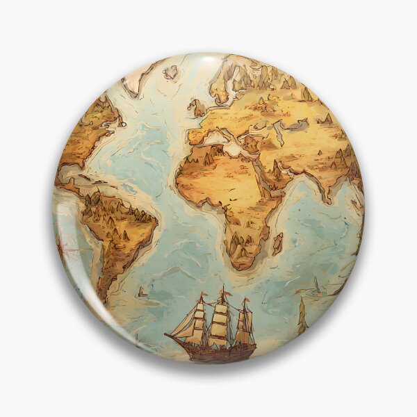 Item preview, Antique Old Map Explorer designed and sold by bapupa.