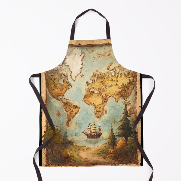 Item preview, Antique Old Map Explorer designed and sold by bapupa.