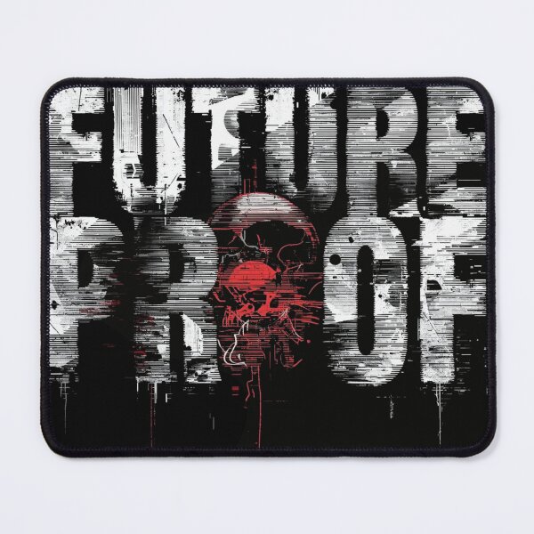 Item preview, FUTURE PROOF 2026 Glitch Art T-Shirt - Oversized Distressed Typography, Cyberpunk Graphic, VHS Static Streetwear designed and sold by meetart15.