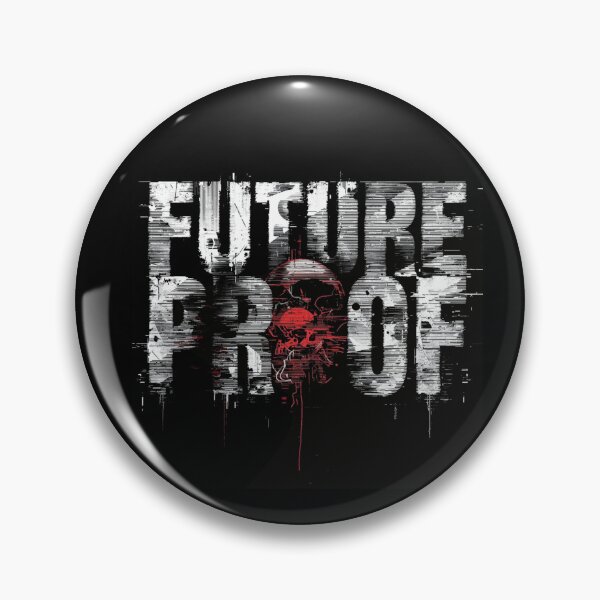 Item preview, FUTURE PROOF 2026 Glitch Art T-Shirt - Oversized Distressed Typography, Cyberpunk Graphic, VHS Static Streetwear designed and sold by meetart15.