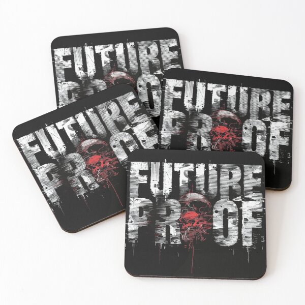 Item preview, FUTURE PROOF 2026 Glitch Art T-Shirt - Oversized Distressed Typography, Cyberpunk Graphic, VHS Static Streetwear designed and sold by meetart15.