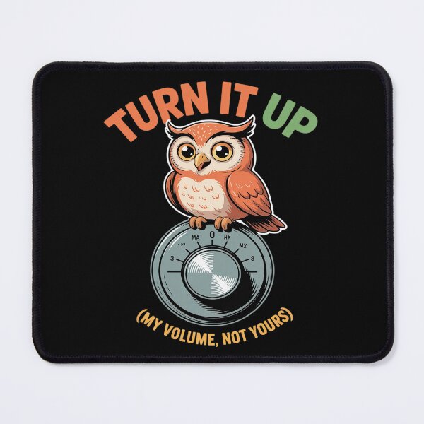 Item preview, Turn It Up Volume Knob Amp Owl Music designed and sold by CultureSpec.