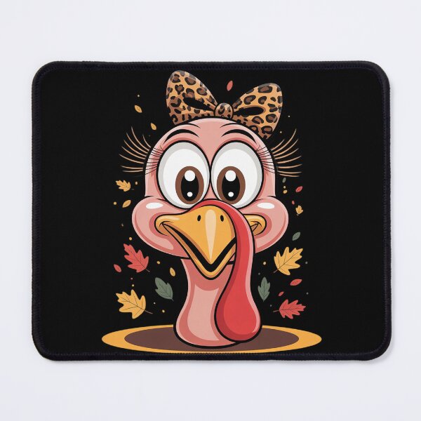 Item preview, Turkey Face Girl Leopard Bow Thanksgiving Costume Turkey  designed and sold by KonstanKoraner.