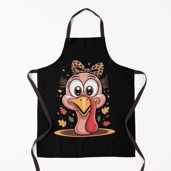Item preview, Turkey Face Girl Leopard Bow Thanksgiving Costume Turkey designed and sold by KonstanKoraner.