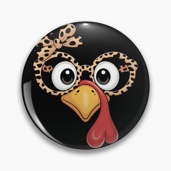 Item preview, Turkey Face Leopard Headband Glasses Thanksgiving Women Girl  designed and sold by lilLilaBatArt.