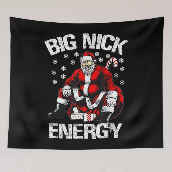 Item preview, Big Nick Energy Santa Christmas designed and sold by michaelnugent72.