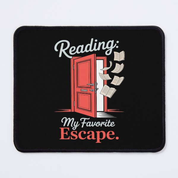 Item preview, Turquoise Coral Reading My Favorite Escape Book designed and sold by CultureSpec.