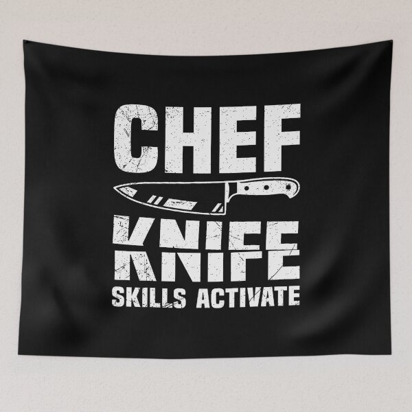 Item preview, Kitchen Chef Knife Skills Activate Funny Cook designed and sold by MaudeGloria.