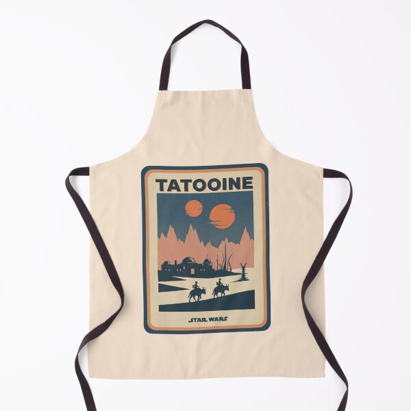 Item preview, Star Wars Tatooine Vintage Travel Poster designed and sold by Tiny Lantern Studio.